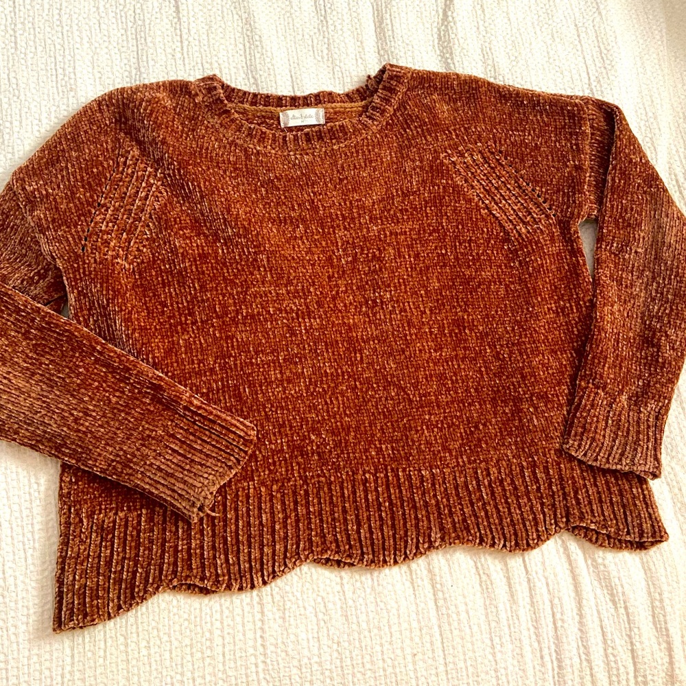Burnt Orange Cozy Sweater